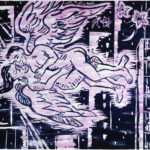 Lover in the City, woodcut 